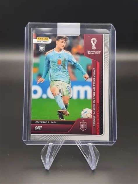 PANINI INSTANT FIFA World Cup Qatar 2022 95 Gavi Spain Rookie EUR 9