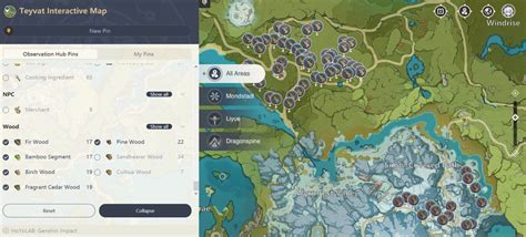 Genshin Impact Official Interactive Teyvat Map Explained Best Map For Building Materials
