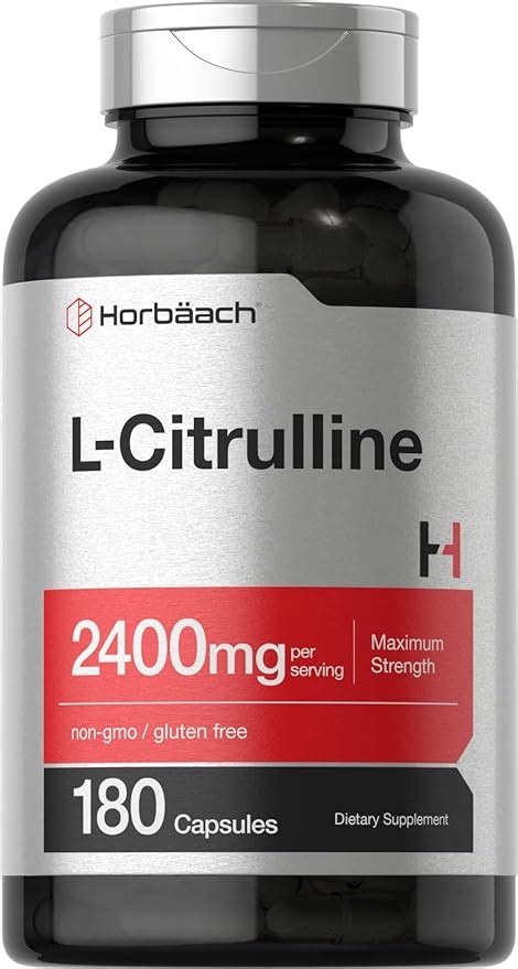 Amazon.com: Horbäach L Citrulline Capsules 2400mg per Serving | 180 ...