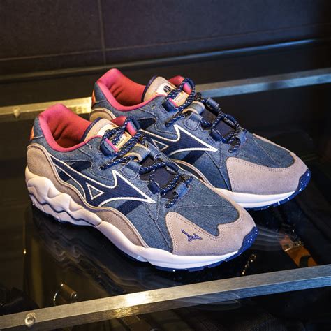 Кроссовки Mizuno Mizuno - WAVE RIDER 1 - Denim VINDIGO/VINDIGO/PRISTINE