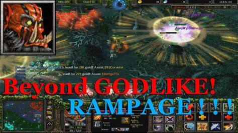 DotA 6 83 Juggernaut Beyond GODLIKE RAMPAGE YouTube