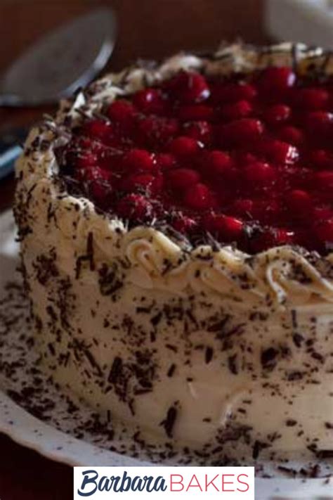 Black Forest Cheesecake Cake Has A Layer Of Smooth Creamy Cheesecake