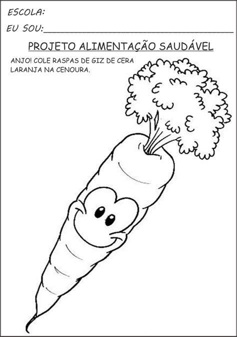 Projeto Alimentação Saudável Educação Infantil Para Imprimir