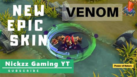 New Epic Skin Grock VENOM SKILL EFFECTS YouTube