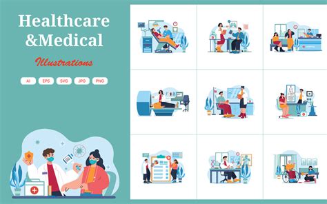 M526 Healthcare And Medical Illustration Pack