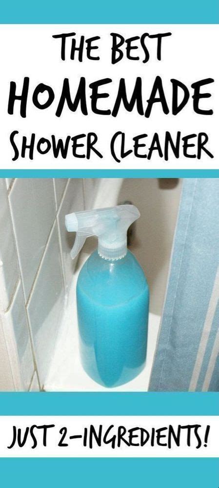 Homemade Shower Cleaner Recipe With Dawn And Vinegar Cleaning Hack