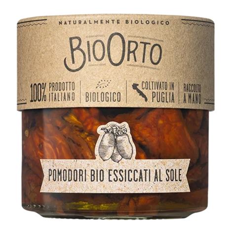 BioOrto Pomodori Bio Essiccati Al Sole In Olio Evo Conserve