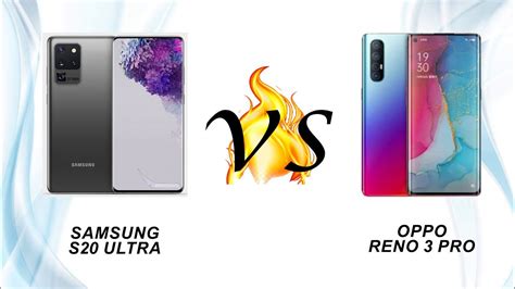 Compare Samsung Galaxy S Ultra G Vs Oppo Reno Pro Youtube