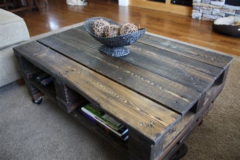 Rustic Wood Coffee Table With Wheels | Coffee Table Design Ideas