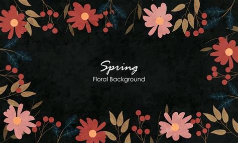 Spring Flower Border Vector Art, Icons, and Graphics for Free Download