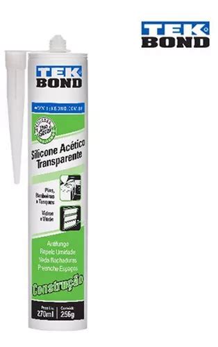 Silicone Acetico Ml G Transparente Tekbond Mercadolivre