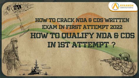 How To Crack NDA CDS Written Exam In First Attempt 2022 How To