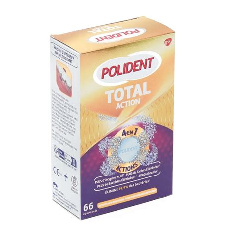 Polident Total Action nettoyant pour appareil et prothèse dentaire