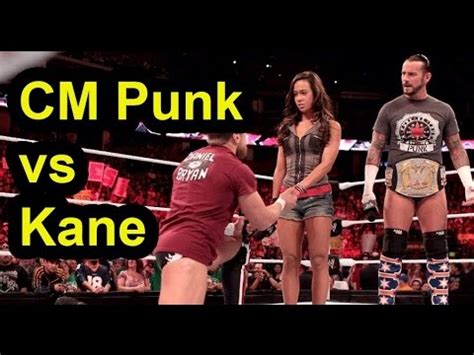 Cm Punk And Aj Vs Daniel Bryan And Kane Raw June Youtube X