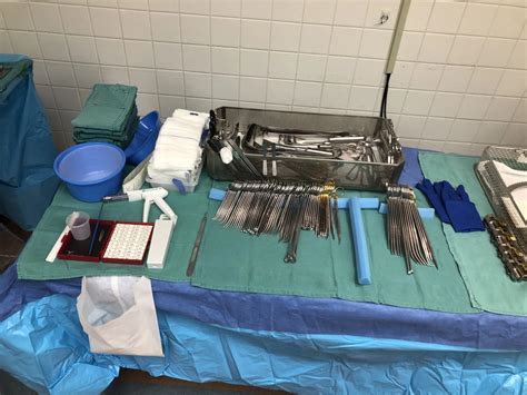 Splenectomy Mayo Stand And Back Table Setup CSTSetup