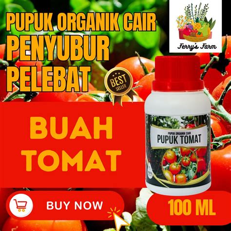 Pupuk Tanaman Tomat Pupuk Booster Buah Tomat Pupuk Organik Pelebat Buah