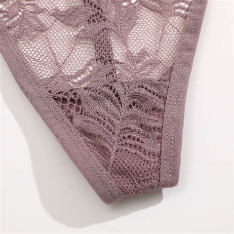 PCS SET Sexy Lace Thong For Women T Back Seamless Panty Bikini Breathable Underwear S XL