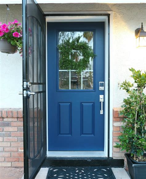 How To Paint A Front Door Without Removing It Classy Clutter