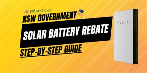 Guide To The Nsw Government Home Battery Rebate Solar Choice