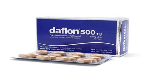 Daflon 500mg Thuốc trị suy giãn tĩnh mạch và những lưu ý khi sử dụng