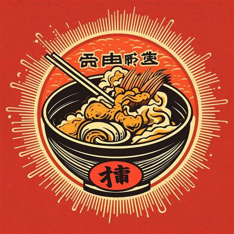 Crie Um Logotipo Gr Fico De Ramen De Comida Que Incorpore Tr S