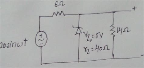 Circuit Analysis How To Model A Practical Zener Diode In Forward Bias Electrical Engineering