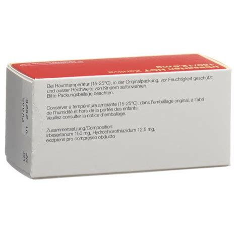 Irbesartan Hct Zentiva Filmtabl Mg Blist Stk Online Bestellen