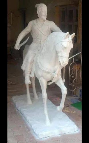 White Chhatrapati Shivaji Maharaj Marble Statue At Rs In Jaipur