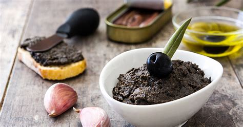 Recette Tapenade d olives noires câpres et anchois