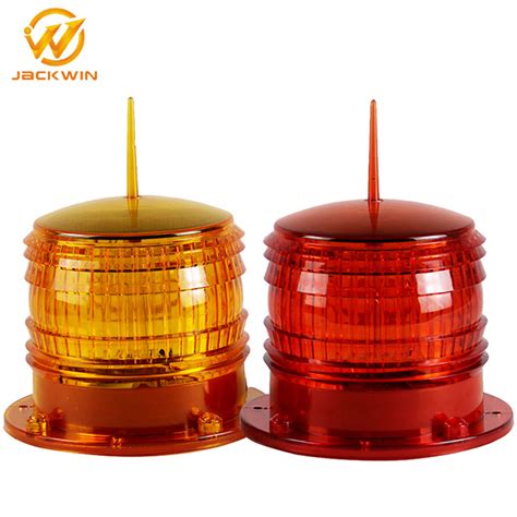 LED Flashing Aviation Obstruction Warning Light Safety Light Strobe