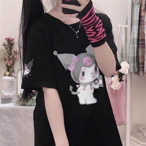 Kuromi Shirt Shop Best Of Kawaii Clothing Here Kawaii Top Skirts