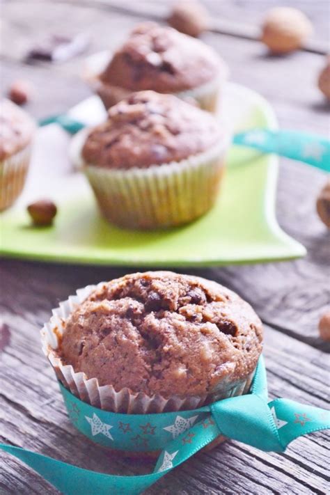 Przepis Muffinki Z Orzechami I Czekolad Przepis Gotujmy Pl