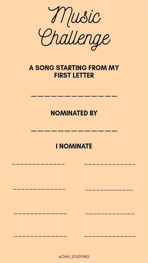 Music Challenge Template | Trending Instagram Challenge