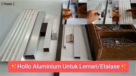 NAMA BAHAN ALUMINIUM UNTUK LEMARI ETALASE UKURAN FUNGSI DAN