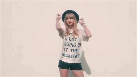 The t-shirt Not a lot going on at the moment Taylor Swift in the clip ...