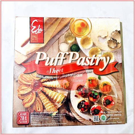 Jual PUFF PASTRY SHEET MERK EDO 750GR TERMURAH Shopee Indonesia