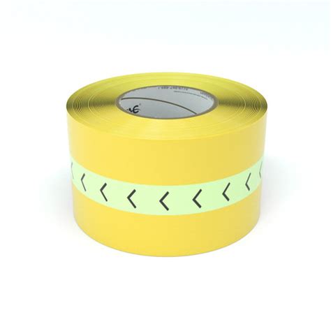 Safetytac® Glowstripe Chevron Arrow Pattern Inline Printed Floor Marking Tape