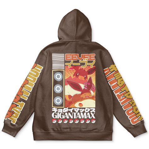 Gigantamax Eevee Pokemon Streetwear Hoodie Anime Ape