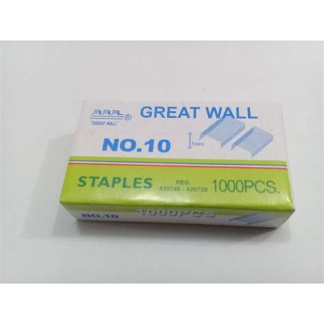 Isi Stapler Staples Great Wall No Dus Kecil