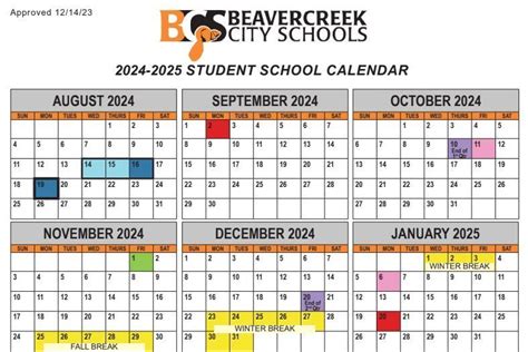 Beavercreek City Schools Calendar 25 26 - Karie Marleen