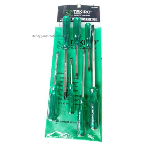 Jual Tekiro Obeng Set Pcs Go Thru Screwdriver Tembus Pcs Set