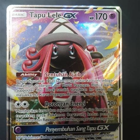 Jual Tapu Lele Gx Pokemon Card Kartu Pokemon Gx Kab Tangerang