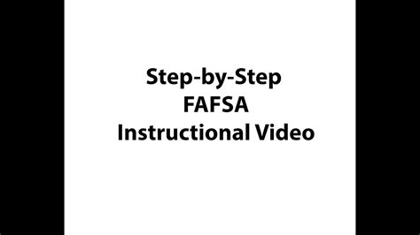 2020 21 Free Application For Federal Student Aid Fafsa Step By Step