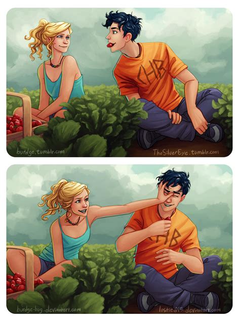 Percabeth Strawberries By Burdge Bug By Laurahollingsworth On Deviantart