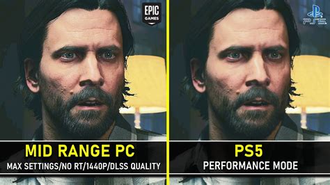 Alan Wake 2 Mid Range PC Vs PS5 Graphics And Framerate Comparison