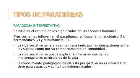 Paradigma Definicion Tipos Y Ejemplos PPT