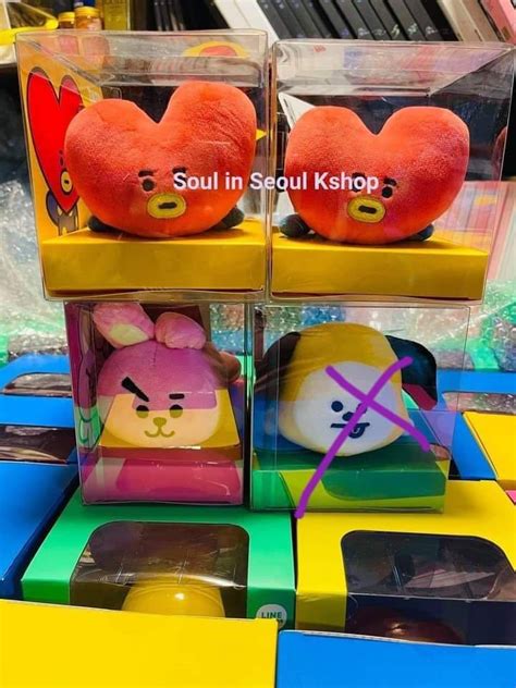 BT21 Magnet Lying Doll TATA Cooky Official Hobbies Toys