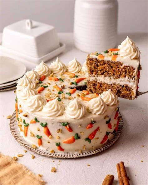 Vegan Carrot Cake Rainbow Nourishments