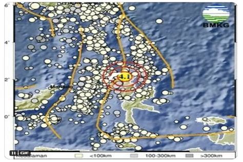 Gempa Terkini Bmkg Mencatat Gempa Bumi Dengan Magnitudo Di Tobelo