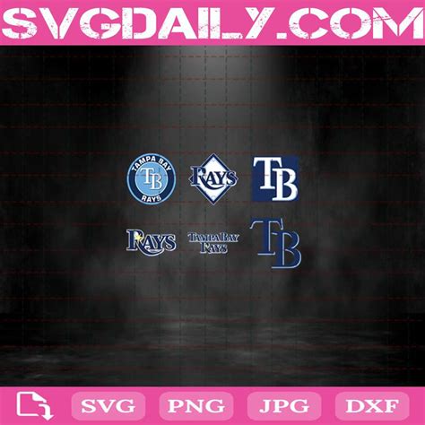 Tampa Bay Rays Svg Tampa Bay Rays Logo Mlb Svg Rays Svg Mlb Logo Svg Svg Daily Shop